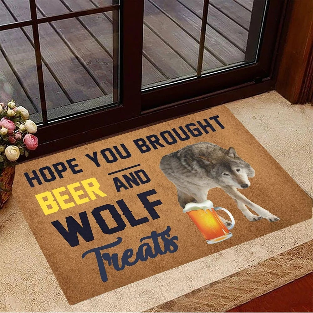 Beer And Schnauzer Dog Doormats Are Suitable For Rooms
