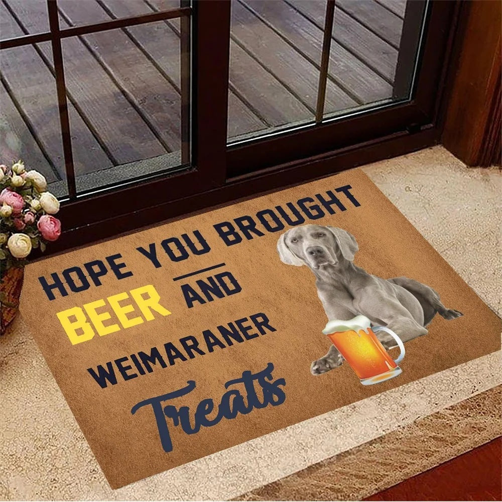 Beer And Schnauzer Dog Doormats Are Suitable For Rooms
