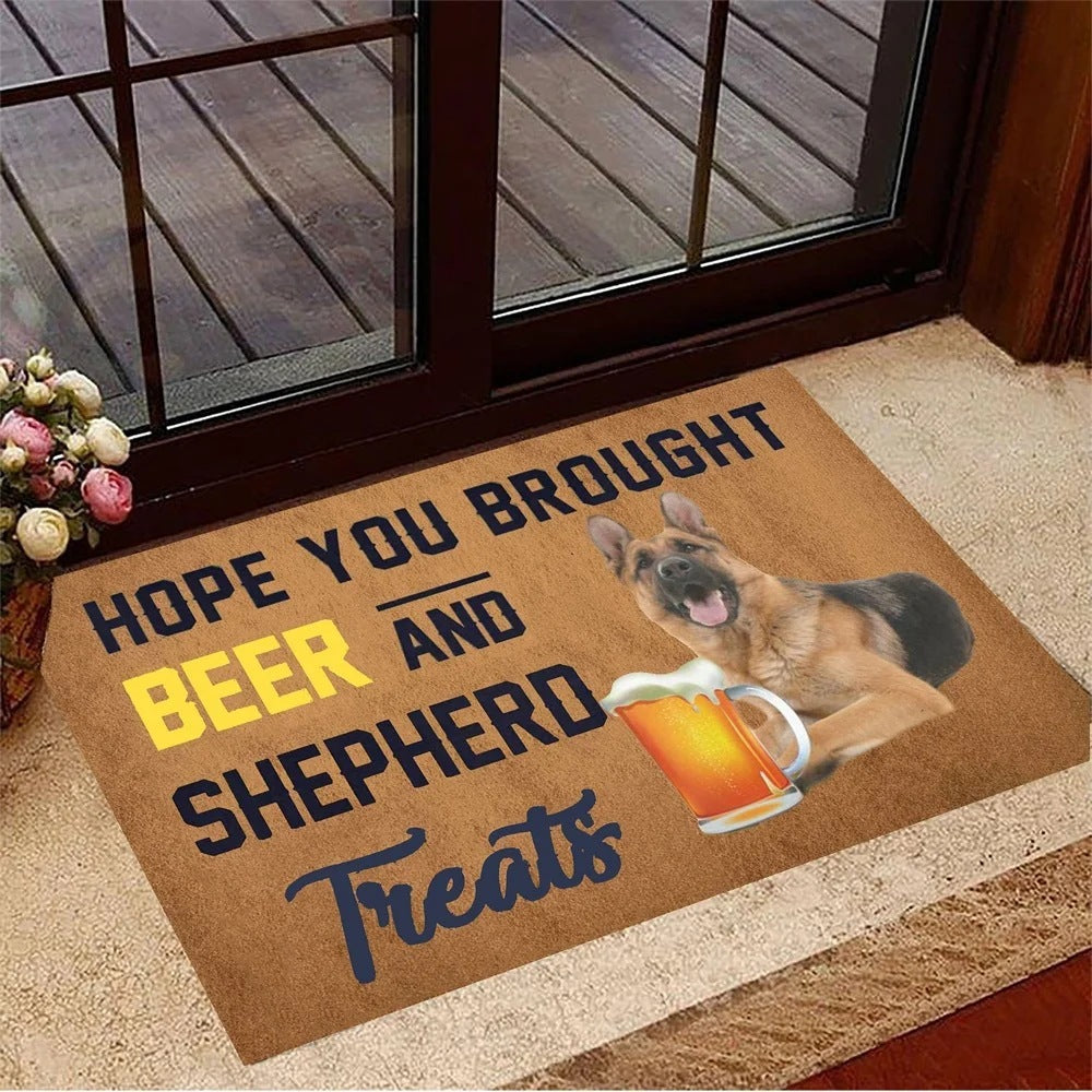Beer And Schnauzer Dog Doormats Are Suitable For Rooms
