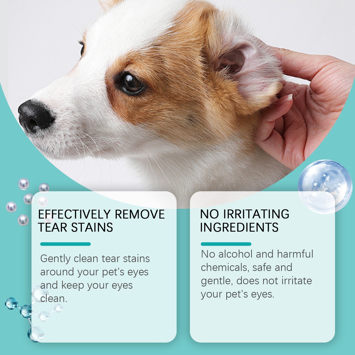 Pet Ear Eye Wipes Gentle