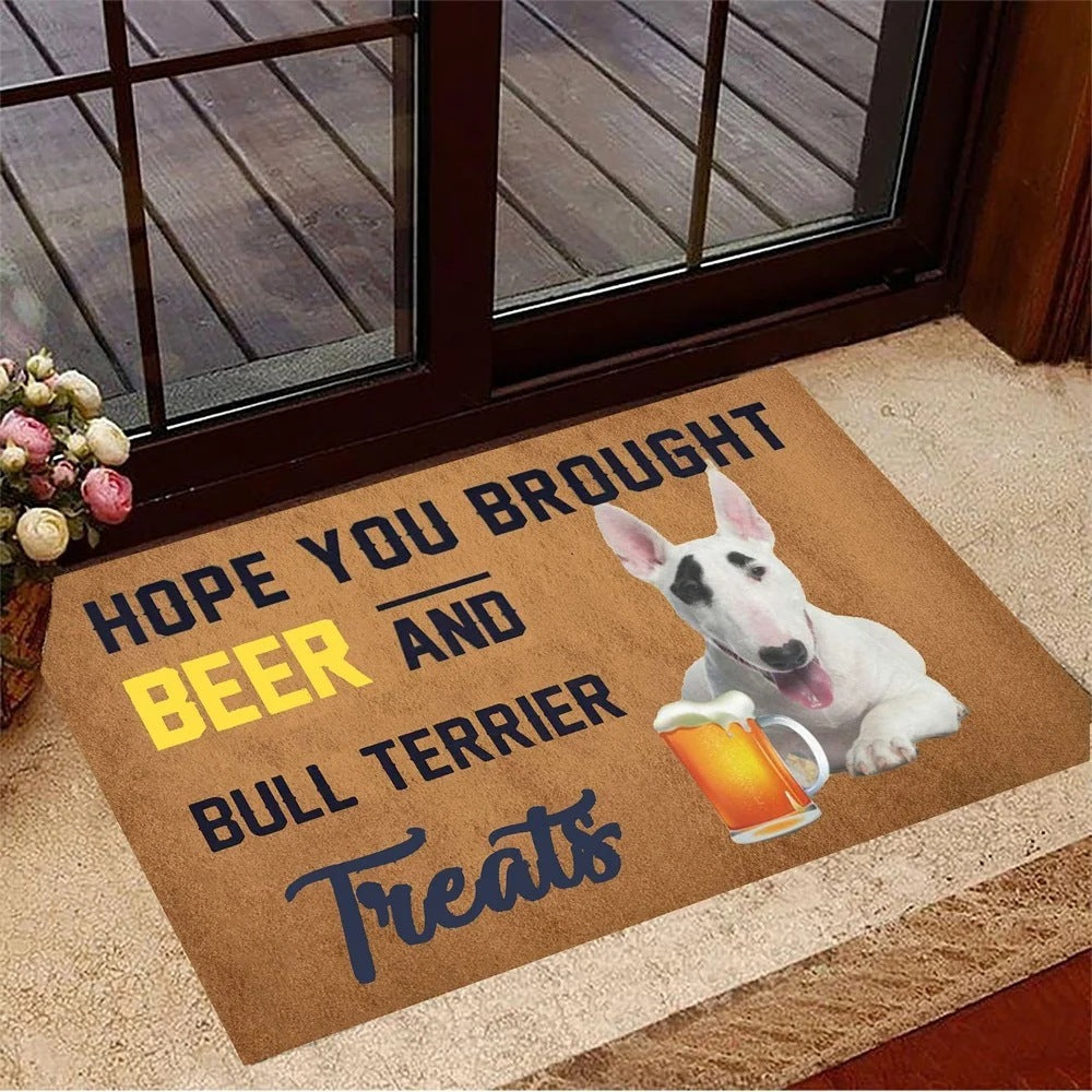 Beer And Schnauzer Dog Doormats Are Suitable For Rooms