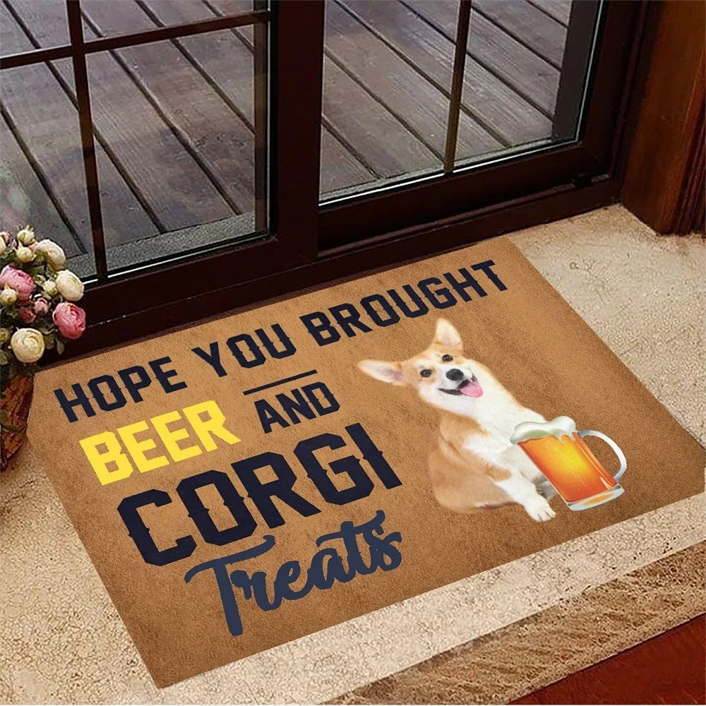 Beer And Schnauzer Dog Doormats Are Suitable For Rooms